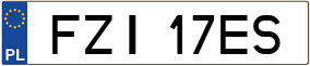 Truck License Plate